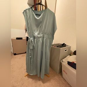 Asymmetric summer dress